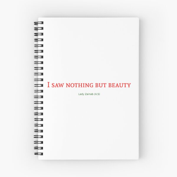Item preview, I saw nothing but beauty_quot_ Lady Zainab Quote (مارأيتُ إلّا جميلا) designed and sold by widowetl.
