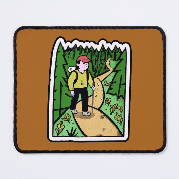 Item preview, Man Hiking on a Forest Trail designed and sold by JandyDesign.