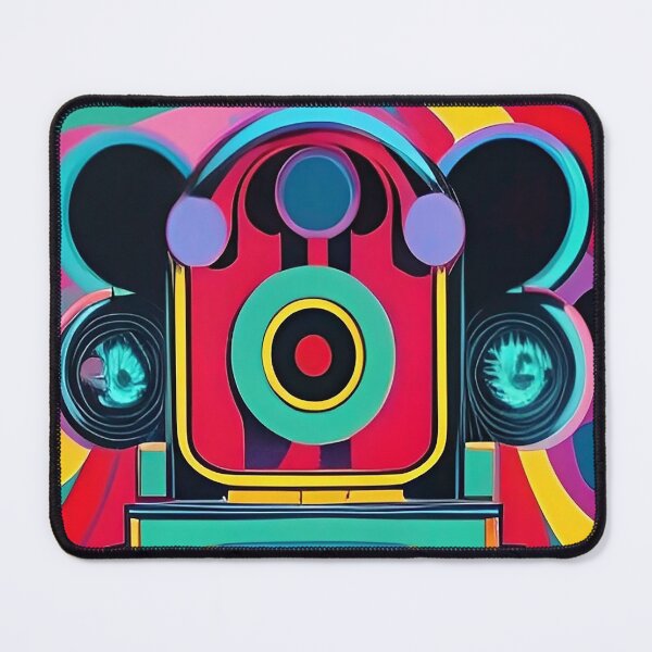 Item preview, Futuristic Pop Art Robot - A Techno Twist on an Iconic Design designed and sold by CattlettArt.