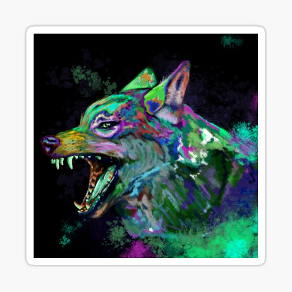 Item preview, Prismatic Coyote designed and sold by Skunk-en.