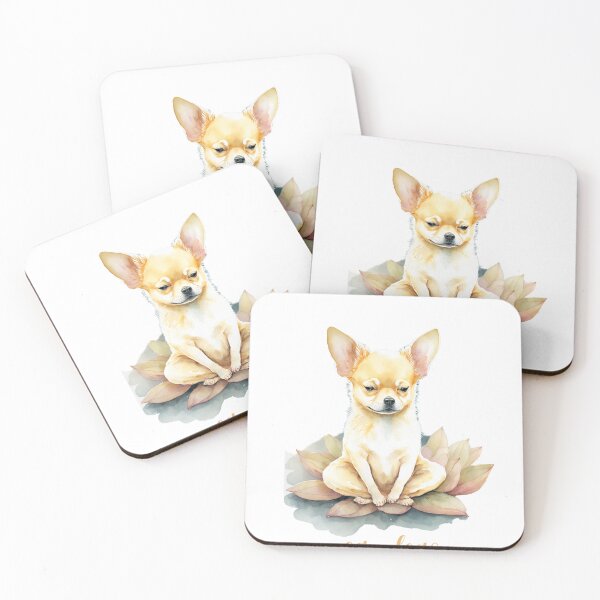 Item preview, yoga dogs chihuahua 02  designed and sold by printiesart.