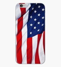 Vinilo o funda para iPhone Bandera americana volando