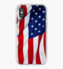 American Flag flying iPhone Case