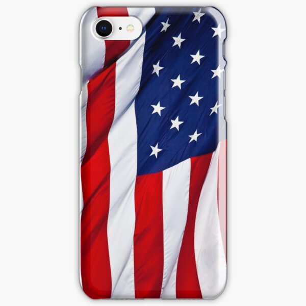 American Flag flying iPhone Snap Case