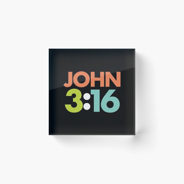 Item preview, John 3:16 Classic Bible Verse designed and sold by DOODL.