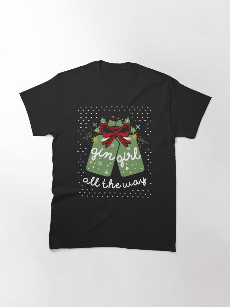 gin christmas tshirt