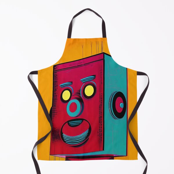 Item preview, Retro Robot Pop Art: A Futuristic Vision of the Future designed and sold by CattlettArt.