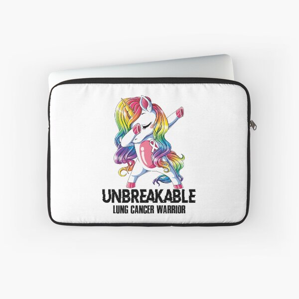 Item preview, Lung Cancer Awareness - Unicorn Lung Cancer Warrior Ribbon UNBREAKABLE designed and sold by Fernandezf.