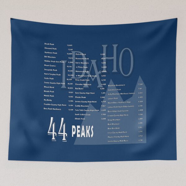 Item preview, Idaho 44 Peaks designed and sold by daysray.