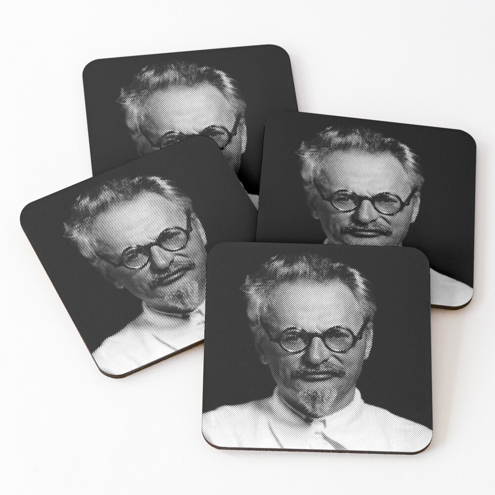 Leon Trotsky Coasters (Set of 4)