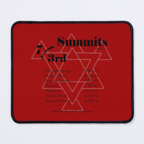 Item preview, 7 3rd Summits in Black designed and sold by daysray.