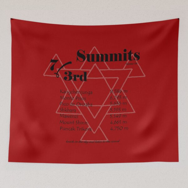Item preview, 7 3rd Summits in Black designed and sold by daysray.