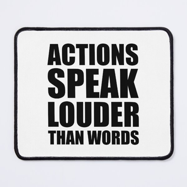 Item preview, ACTIONS SPEAK LOUDER THAN WORDS designed and sold by Ninja Design Printable.
