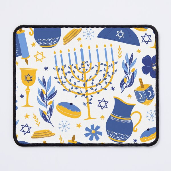 Item preview, Hanukkah All Over Pattern  designed and sold by BeansHotTees.