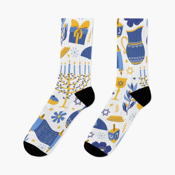 Item preview, Hanukkah All Over Pattern  designed and sold by BeansHotTees.