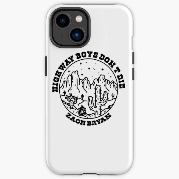 Zach Bryan Highway Boys Don't Die iPhone Tough Case