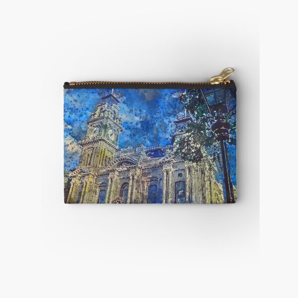 Item preview, Historic Town Hall on Bull Street - Artists Watercolor and Sketch - Bendigo, Victoria designed and sold by Steven Jodoin.