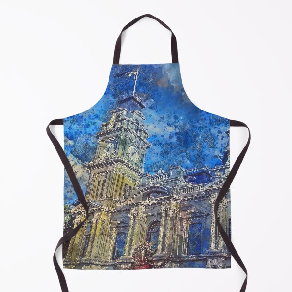 Item preview, Historic Town Hall on Bull Street - Artists Watercolor and Sketch - Bendigo, Victoria designed and sold by Steven Jodoin.