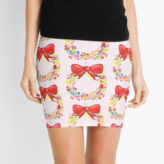 Deck The Halls With Lots Of Lollies Mini Skirt