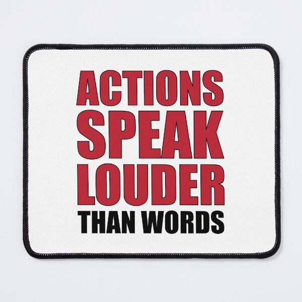 Item preview, ACTIONS SPEAK LOUDER THAN WORDS designed and sold by Ninja Design Printable.