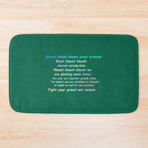 Item preview, Stop the Greed Heal Our Planet      designed and sold by StonesCraftSt.