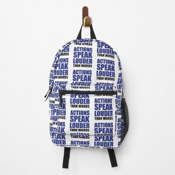 Item preview, Blue ACTIONS SPEAK LOUDER THAN WORDS designed and sold by Ninja Design Printable.