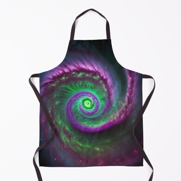 Item preview, Purple and green nebula - spiral galaxy designed and sold by CreativeHabbit.