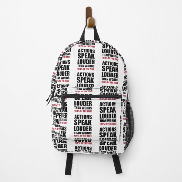 Item preview, ACTIONS SPEAK LOUDER THAN WORDS 100% OF THE TIME designed and sold by Ninja Design Printable.