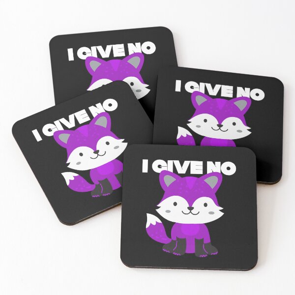 Item preview, I Give No Fox. Asexual Pride designed and sold by Subtle Pride Shop.