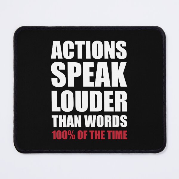 Item preview, ACTIONS SPEAK LOUDER THAN WORDS designed and sold by Ninja Design Printable.