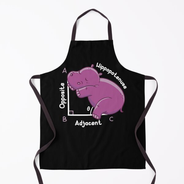Item preview, Hippopotenuse Hippopotamus Funny Math Pythagoras Theorem designed and sold by MrEddie10.