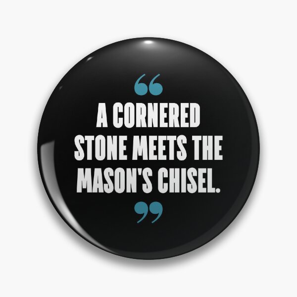 Item preview, A cornered stone meets the mason's chisel. designed and sold by 1Lio.