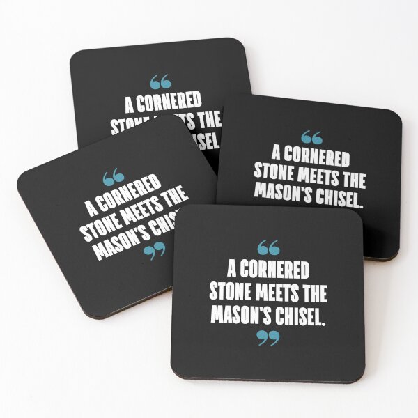 Item preview, A cornered stone meets the mason's chisel. designed and sold by 1Lio.