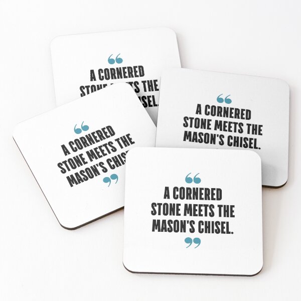 Item preview, A cornered stone meets the mason's chisel. designed and sold by 1Lio.