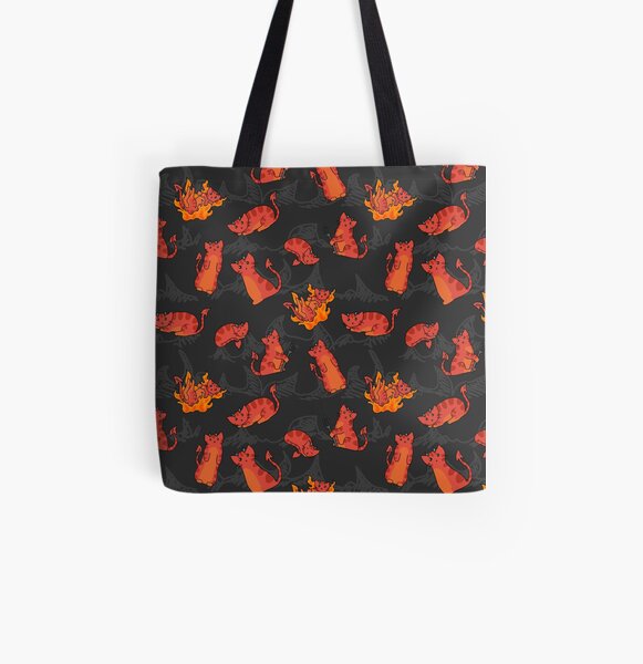 Devil Kittens All Over Print Tote Bag