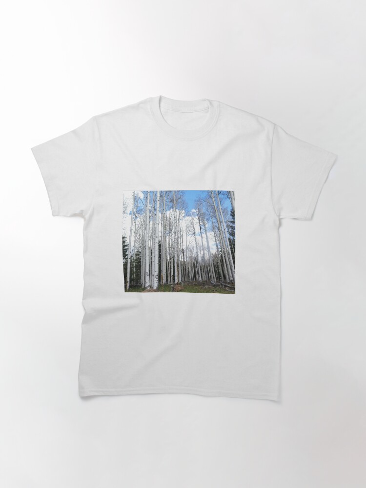 Thumbnail 3 of 7, Classic T-Shirt, Aspen Trees designed and sold by RBCat007.