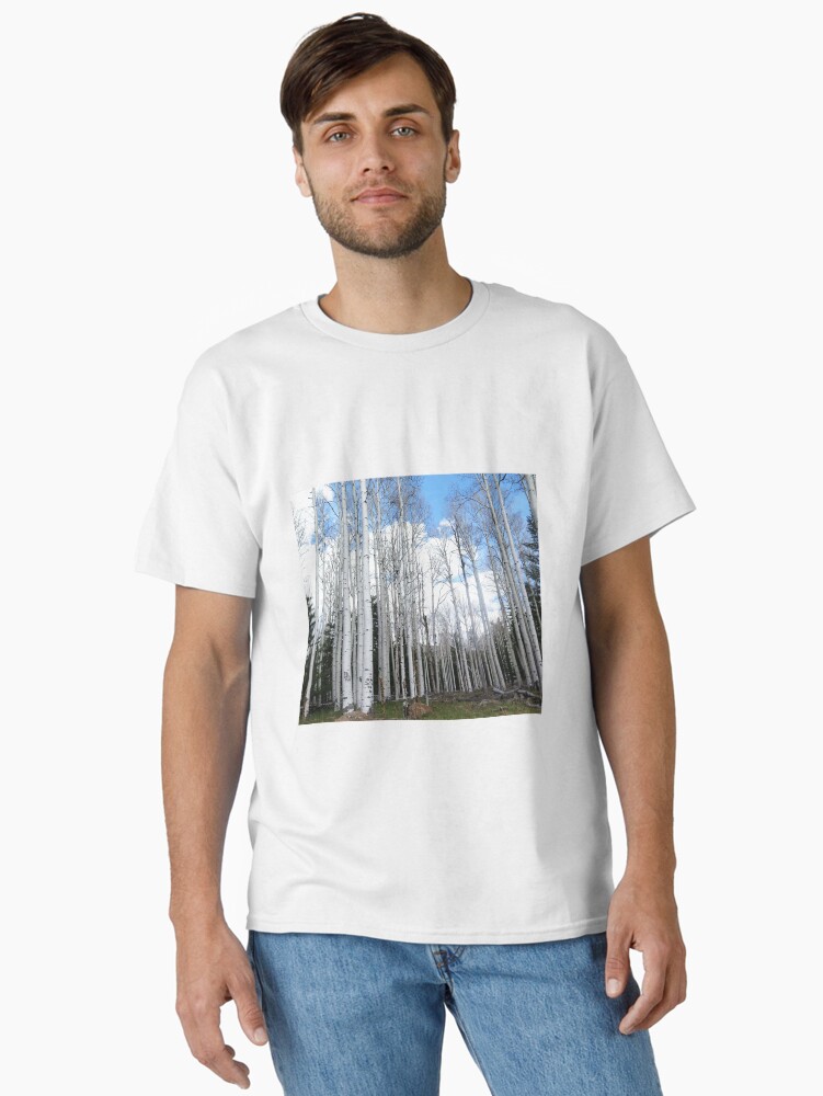 Thumbnail 1 of 7, Classic T-Shirt, Aspen Trees designed and sold by RBCat007.