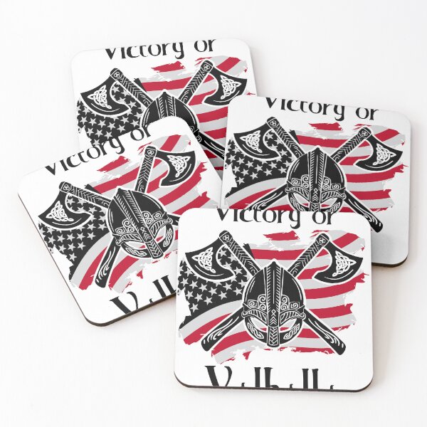 Item preview, Victory or Valhalla - Norse Spirit - Us Flag designed and sold by Georgy09.
