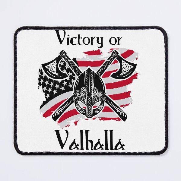 Item preview, Victory or Valhalla - Norse Spirit - Us Flag designed and sold by Georgy09.