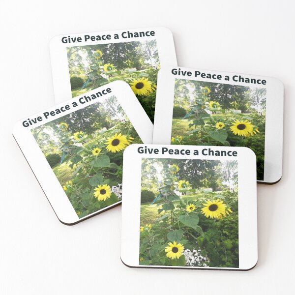 Item preview, Give Peace a Chance - Sunflowers designed and sold by TechLaughs.