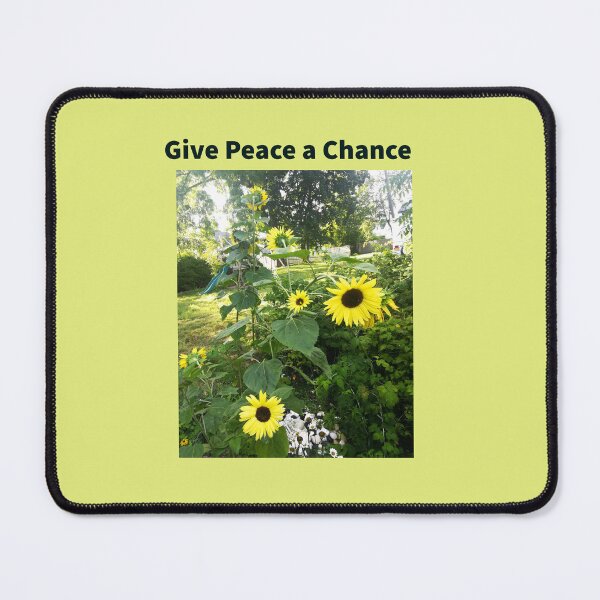 Item preview, Give Peace a Chance - Sunflowers designed and sold by TechLaughs.