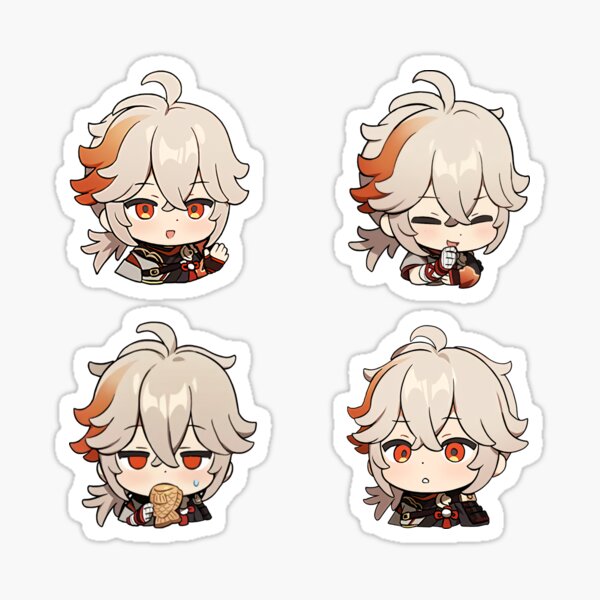 Kazuha Genshin Impact Chibi Stickers Set Sticker For Sale By Dudu Inpajamas Redbubble 