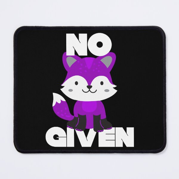 Item preview, No Fox Given. Asexual Pride designed and sold by Subtle Pride Shop.