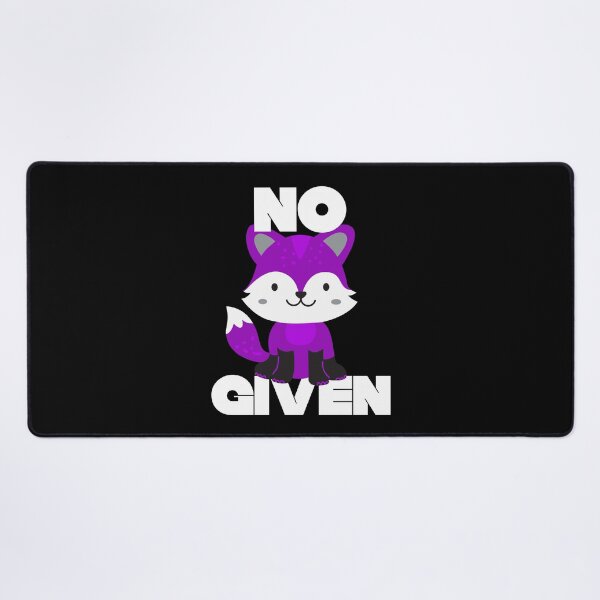 Item preview, No Fox Given. Asexual Pride designed and sold by Subtle Pride Shop.