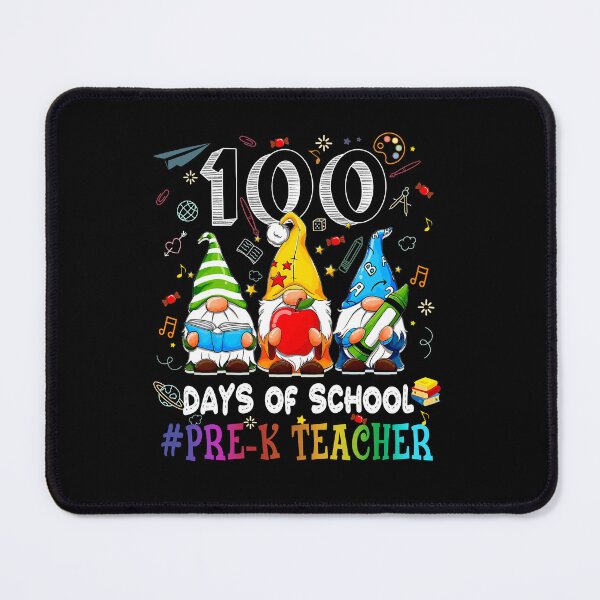 Item preview, Gnome 100 days of school Pre -K Teacher designed and sold by SamArtistbyAUS.