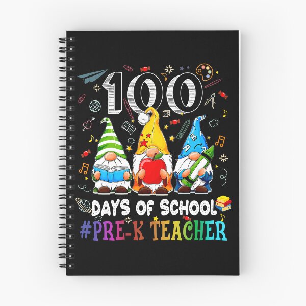 Item preview, Gnome 100 days of school Pre -K Teacher designed and sold by SamArtistbyAUS.