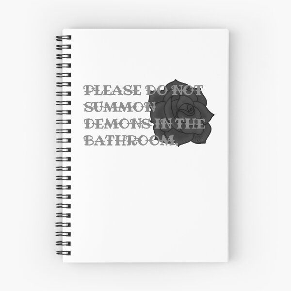 Item preview, Please Do Not Summon Demons in the Bathroom designed and sold by RooBooCo.