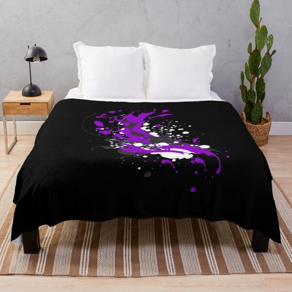 Item preview, Paint Splatter Ace Flag Colors. Asexual Pride designed and sold by Subtle Pride Shop.
