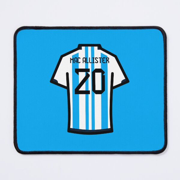 Molina #26 ARG Blue White 22 Football Jersey Sticker for Sale by  Millustgfx