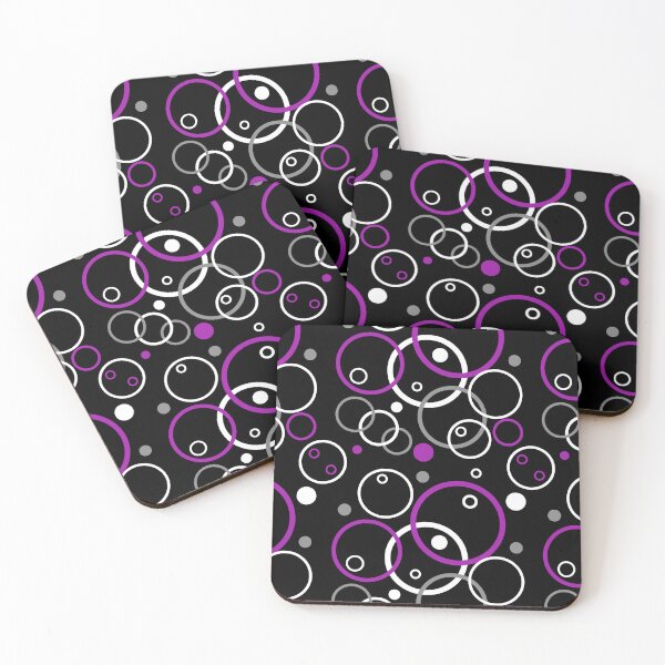 Item preview, Circles Background Ace. Asexual Pride designed and sold by Subtle Pride Shop.